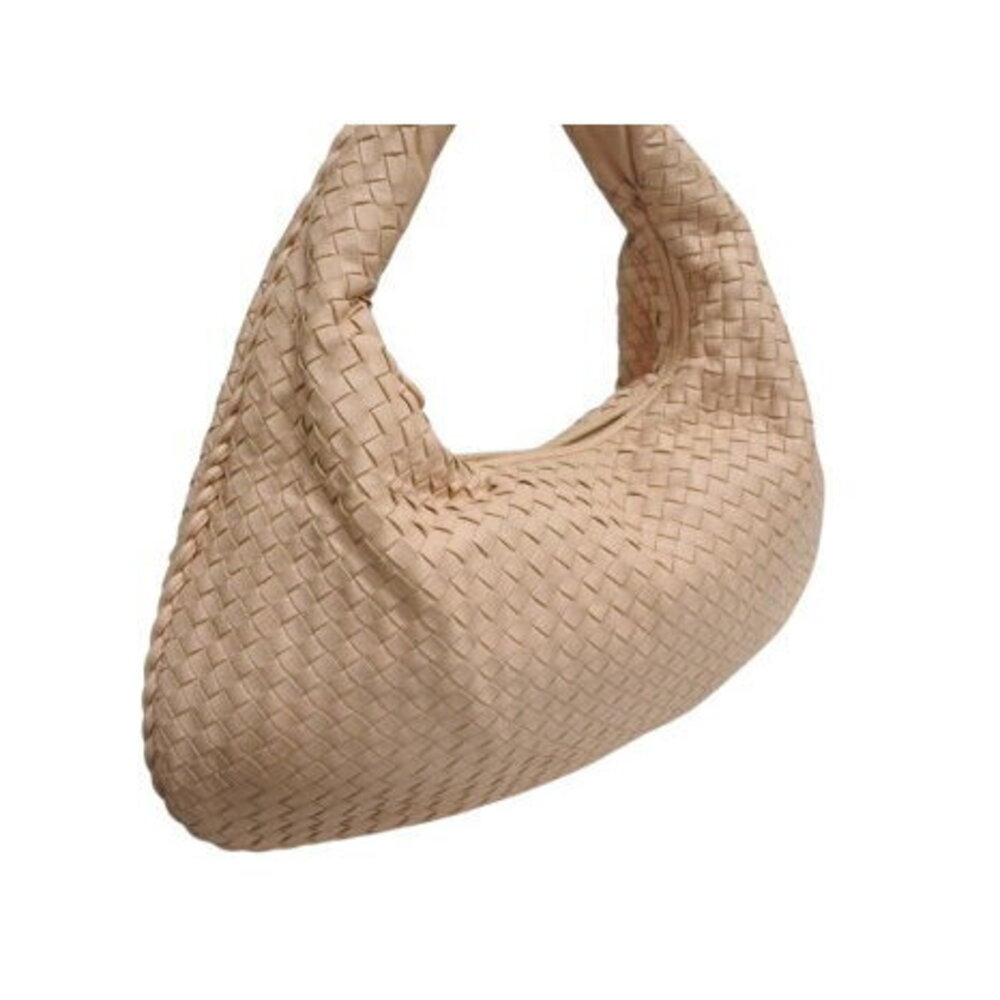 Bottega Veneta Intrecciato Hobo Hobo Shoulder Bag Pink Leather - Picture 4 of 8